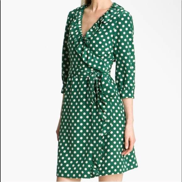 kate spade Dresses & Skirts - KATE SPADE- Silk Wrap Ruffle